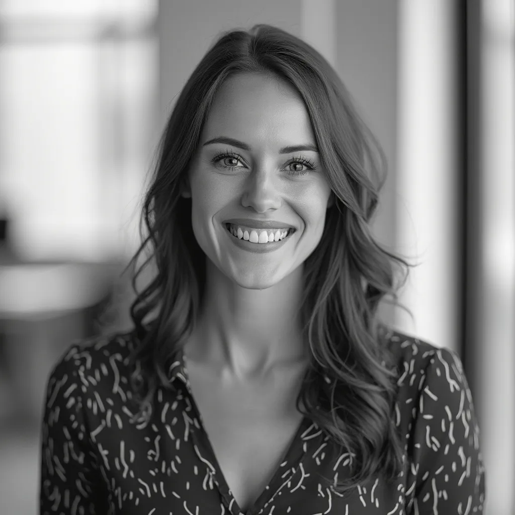 Portrait of Sarah Lang, Customer Relations Manager